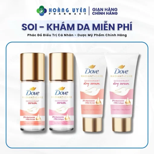 Serum khử mùi dưỡng trắng Dove Deodorant Dry Serum